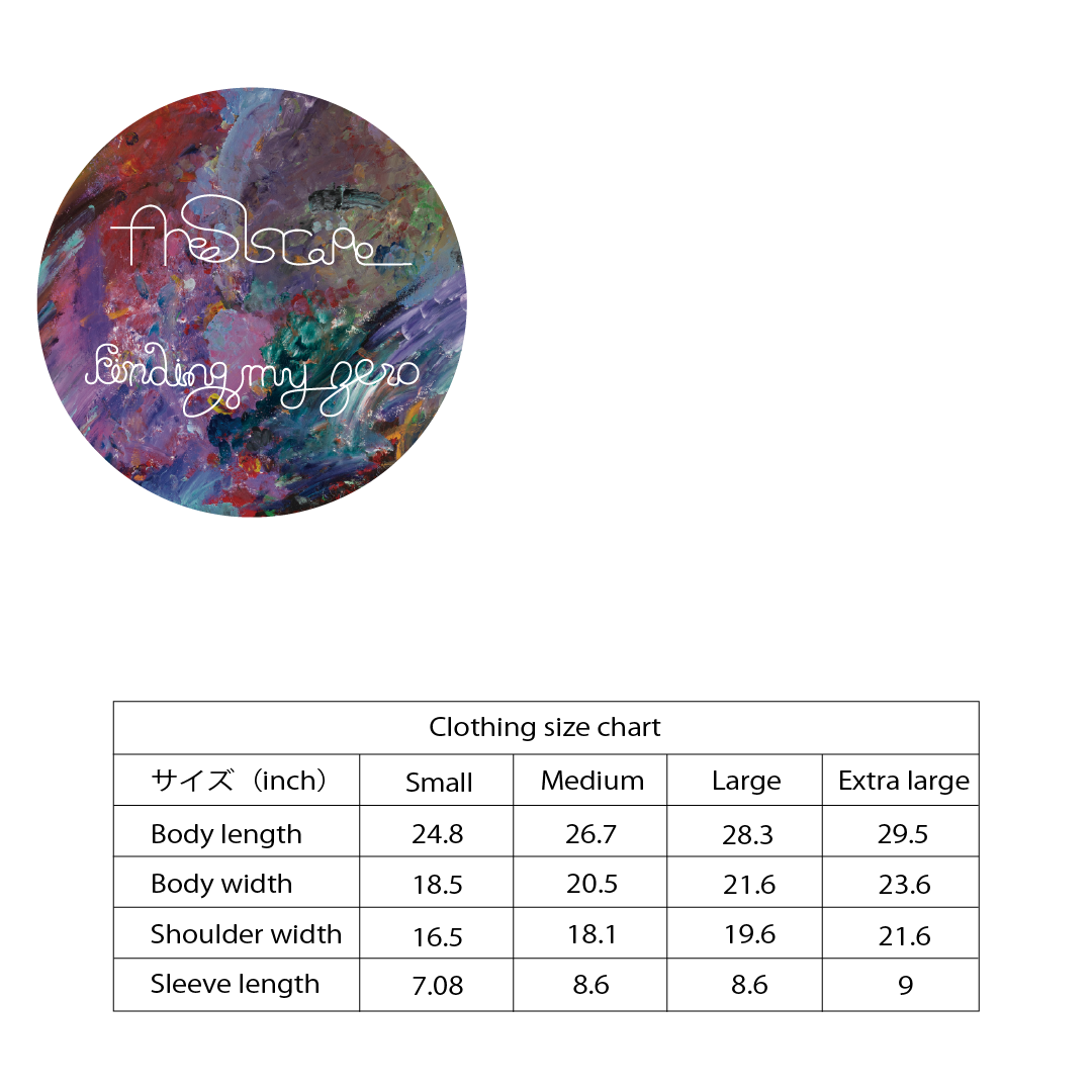 Finding my zero/T-シャツ/バックサークル
